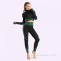 Iziqongqo ze-yoga eziphezulu ngokugcwele ze-zip turtleneck